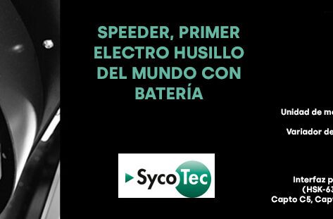Speeder, primer electro husillo  del mundo con batería